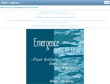 Tablet Screenshot of emergenceaufildeleau.com